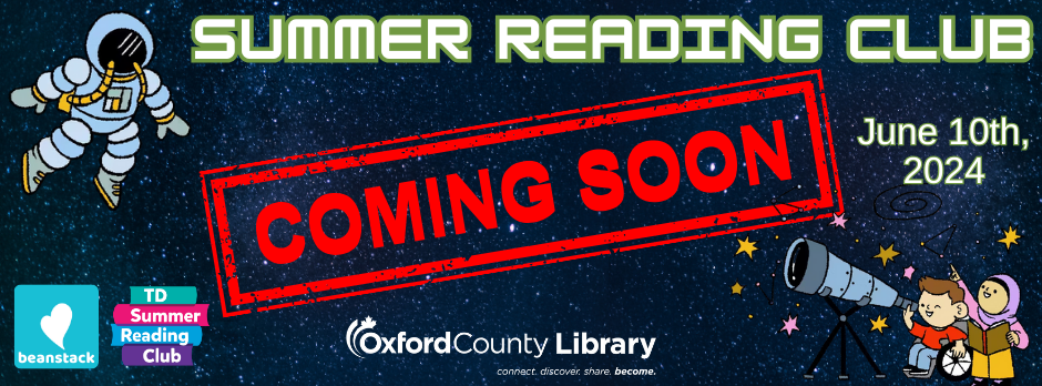 Summer Reading Club Coming Soon June 2024