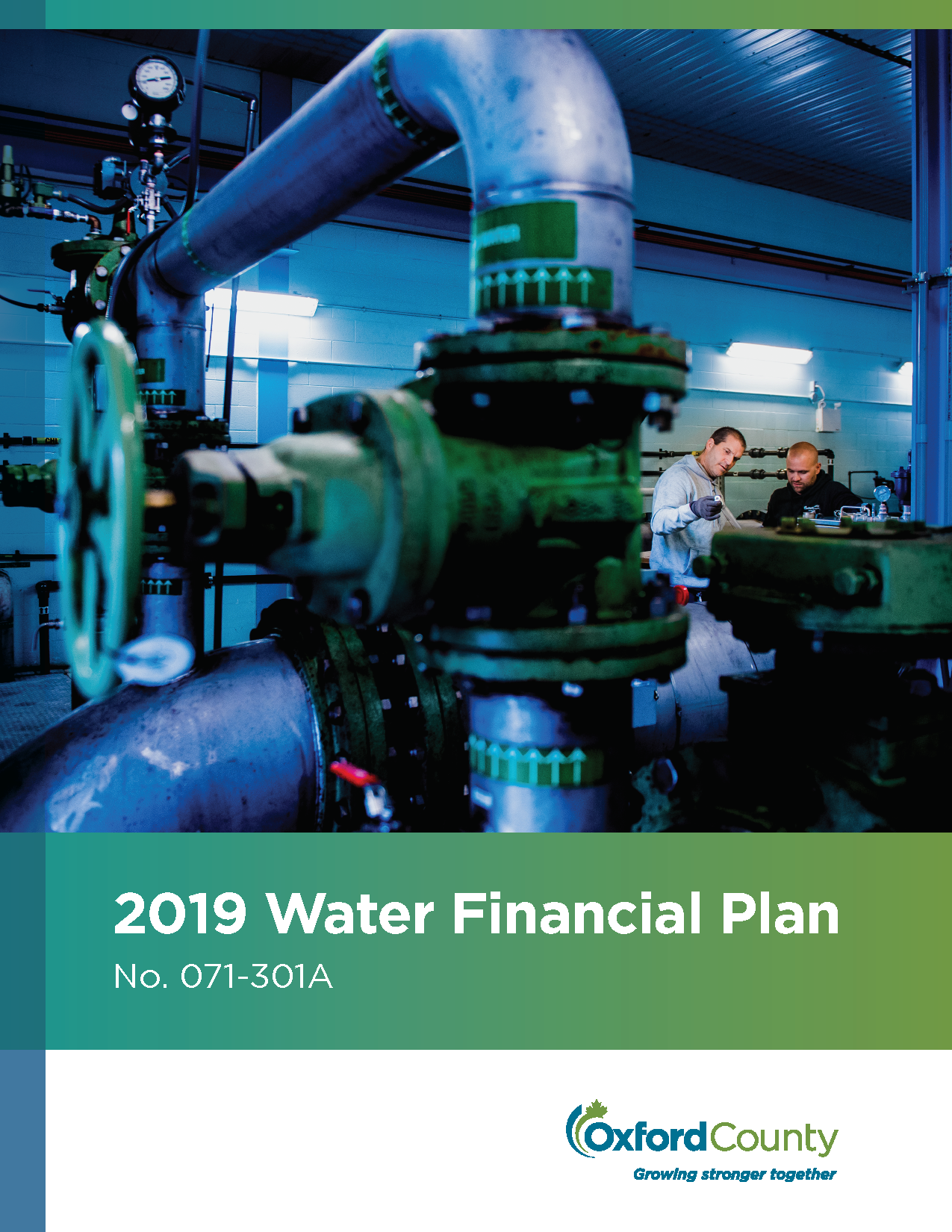 water financial plan cover image - water pump