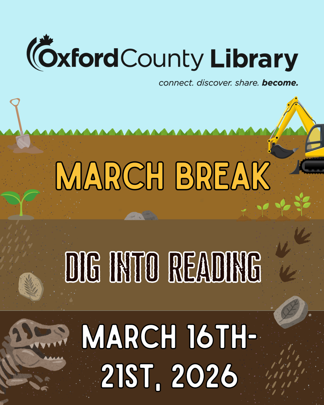 Dig Into Reading this March Break